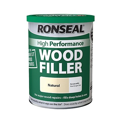 NEW Ronseal High Performance Wood Filler Natural 550g Each