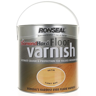 Ronseal Diamond Hard Floor Varnish Satin 2 5l