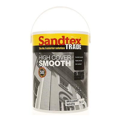 Sandtex Trade High Cover Smooth Magnolia 5l