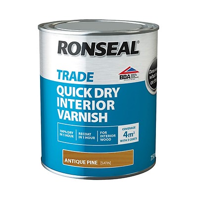 Ronseal Diamond Hard Floor Varnish Satin 2 5l