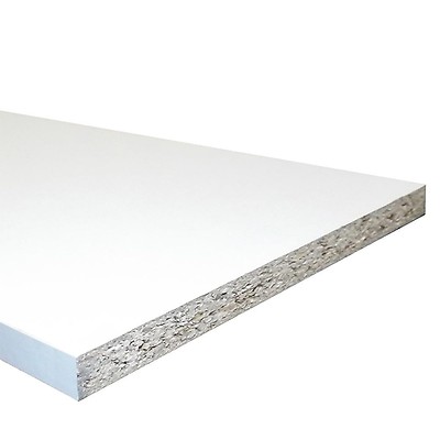 White Loft Pine Melamine Shelving and Furniture Board 1200 x 229 x 15mm 