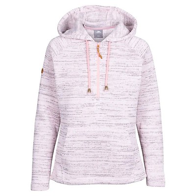Women s Trespass Shamshoo 1 4 Zip Hoodie Grey O Neills