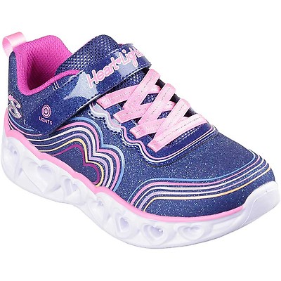 Kids Skechers Heart Lights Retro Hearts Trainers O Neills