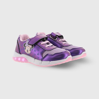 Paw Patrol Light Up Kids Trainers Purple O Neills