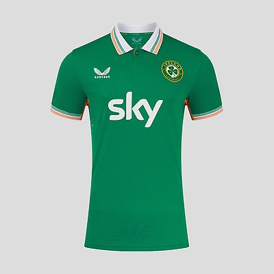 Castore Ireland Football 2025 Kids' Home Jersey Lush Meadow