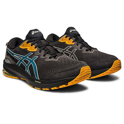 ASICS Men's GT-1000™ 11 GTX Running Shoes Black / Shocking Orange 