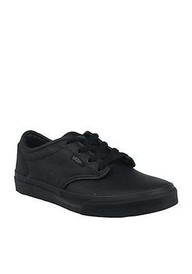 black vans school shoes