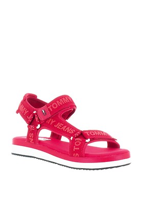 tommy hilfiger lilac mesh web sporty sandals