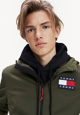 tommy jeans padded nylon jacket