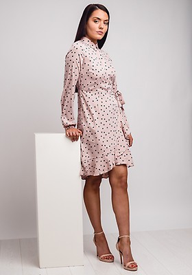 vero moda polka dot dress