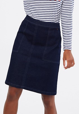 white stuff denim skirt