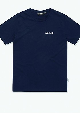 nicce blue split logo hoodie