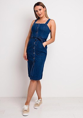 vero moda julia denim dress