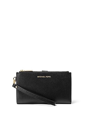 michael kors wristlet wallet black