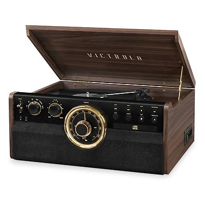 Victrolas 3-in-1 Avery Bluetooth Record Player with 3-Speed Turntable 