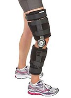 HAKAN Long Knee Brace Straight Splint Post Operation Leg