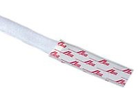 1 White Adhesive Hook and Loop Tape, 5 Yards - Secure™ Cable Ties