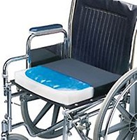 NYOrtho Wheelchair Cushion Gel-Foam Non Slip Water Resistant