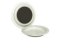 Partitioned Inner Lip Scoop Plates with Lids 