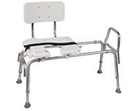 PADDED TRANSFER BENCH WITH DETACHABLE BACK - Jackson Medical Supply