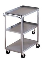 Heavy Duty Stainless Steel Carts with Guard Rails