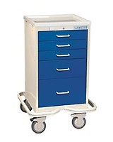 AliMed Mini Series 5-Drawer Tower, Proximity Lock