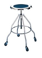 Alimed Foot-Operated Adjustable Stool with Safe-Brake Casters Adjustable Stool with Safe-Brake Casters | 713042