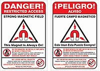 ALIMED 937650 Caution Sign X-Ray Caution 7W x 10H 