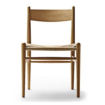 Ch29 Sawbuck Chair Oiled Oak Leather The Conran Shop