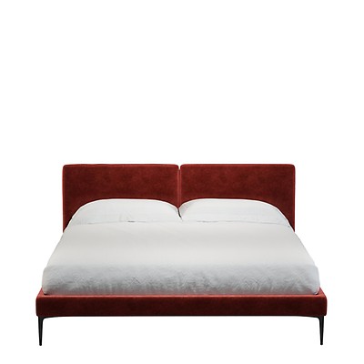 Clarence Bed Super King Size By The, Red King Platform Bed