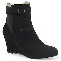 bottines compensées noires