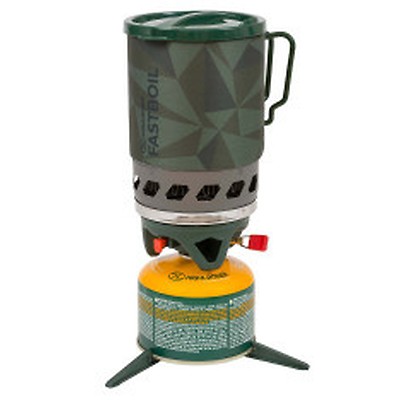 Set De Cuisson Compact 1 Litre Tac-Boil - Réchaud à Gaz Inclus, Parfait Pour Le Bivouac, La Randonnée Ou Les Urgences.