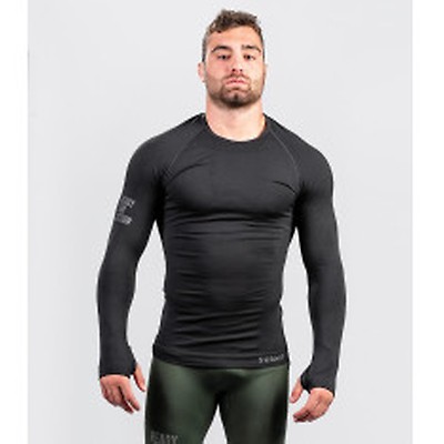 Haut de compression rembourré noir manches courtes actif neuf