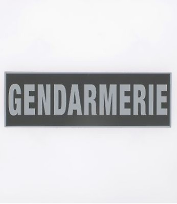 Barrette Gendarmerie pvc et drapeau Français BBR