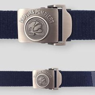 Boucle De Ceinture En Métal étain Logo Pompier - 5.7 X 7.6 Cm - Occasion