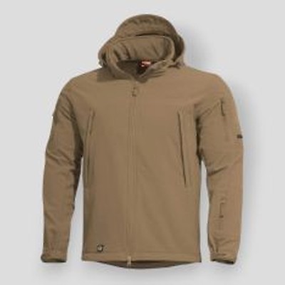 Veste Militaire Homme Pentagon En Softshell | Couleur Coyote, Coupe Régulière | Neuf Avec étiquettes