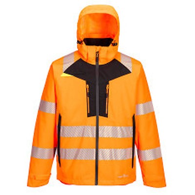 Veste Softshell Haute Visibilité Portwest DX4 - Orange/Noir - Norme EN ISO 20471 - Taille XL