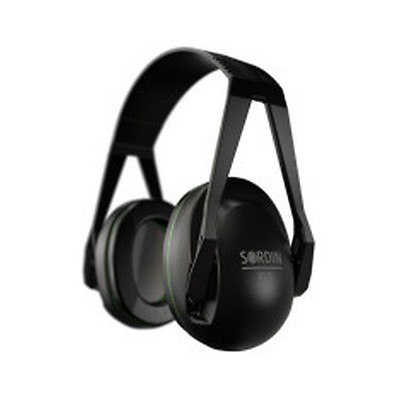 Casque Anti-bruit Sordin Suprême Pro-X – LED Vert Olive – Serre-tête Tissu Camo – Neuf