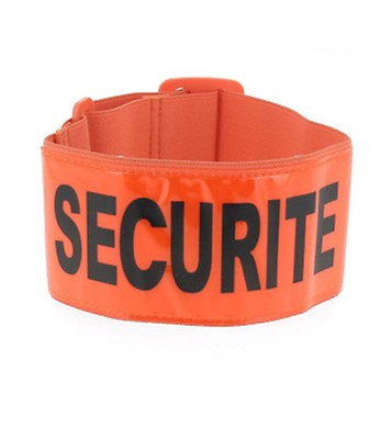 Brassard de sécurité orange fluo - City Guard : Cani'cat