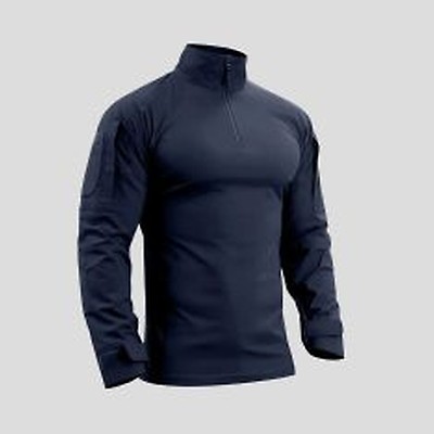 Chemise courte manches longues bleue brut avec volants – Loïcia