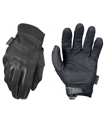 Gants d'Intervention en Cuir Noir CITYGUARD - Ajustement Velcro