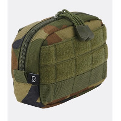 Pochette Tactique MOLLE Brandit Camouflage Woodland - Organisateur à Engrener - Neuf