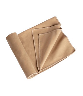 Serviette microfibre kaki 75 x 130 cm