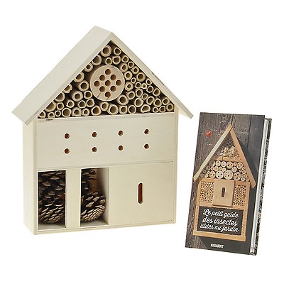 Maison en bois pour équation d'insectes, nids, boîte, ruche, abri pour  insectes, boîte à insectes, maison, outils de miel, décoration de jardin