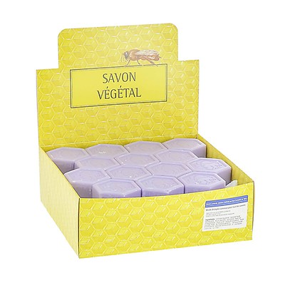 Lot De 16 Savons De Marseille 100% Végétal Lavande 125 G - Neuf, Hydratant, Fait En France