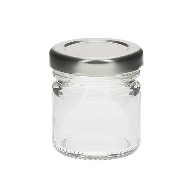 Yiyifor Mini Pot à Miel en Verre Circulaire, 10 Pièces 35ML Pot de