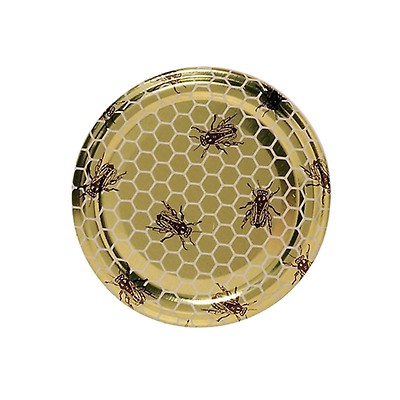 Couvercles Twist-off miel alvéoles 63 mm - Lot de 20