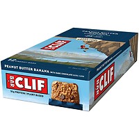 CLIF BAR Peanut Butter Banana with Dark Chocolate Boîte de 12