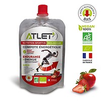 Compote énergétique Bio pomme fraise ATLET