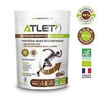 Protéine Whey énergétique bio Cacao ATLET